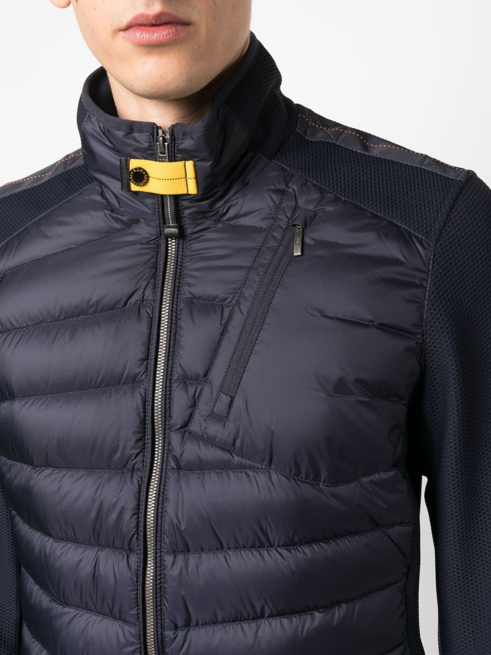 logo-patch padded jacket