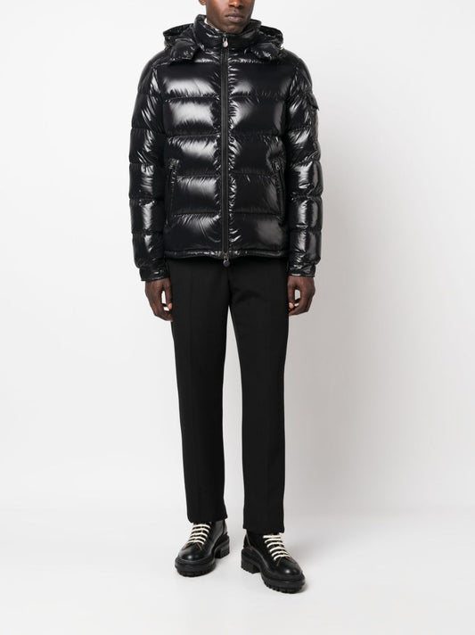 Maya zip-up padded hooded jacket