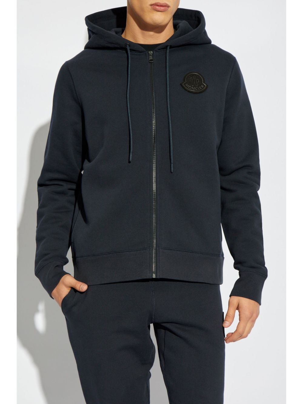 logo-patch hoodie