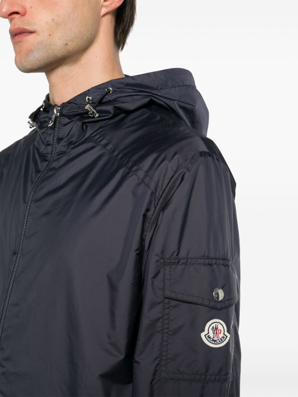 Etiache logo-patch jacket