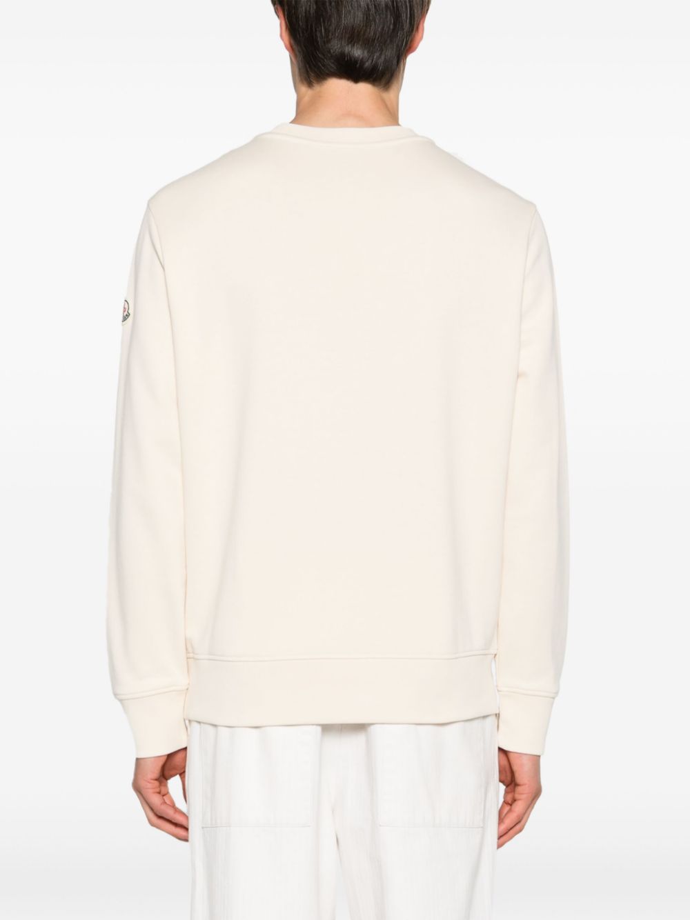 logo-patch cotton-blend sweatshirt