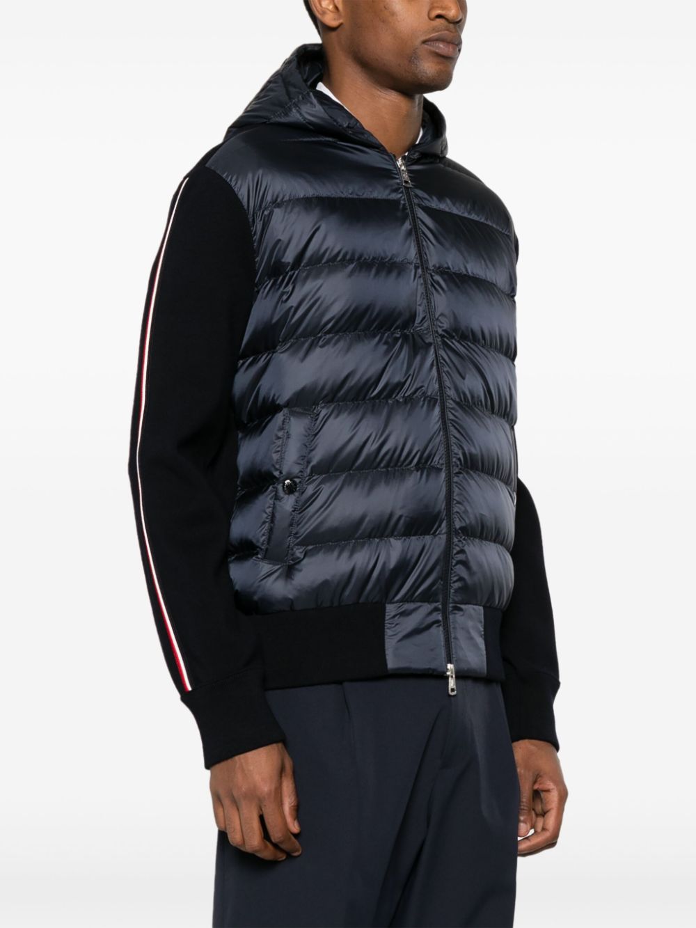 padded hooded jacket