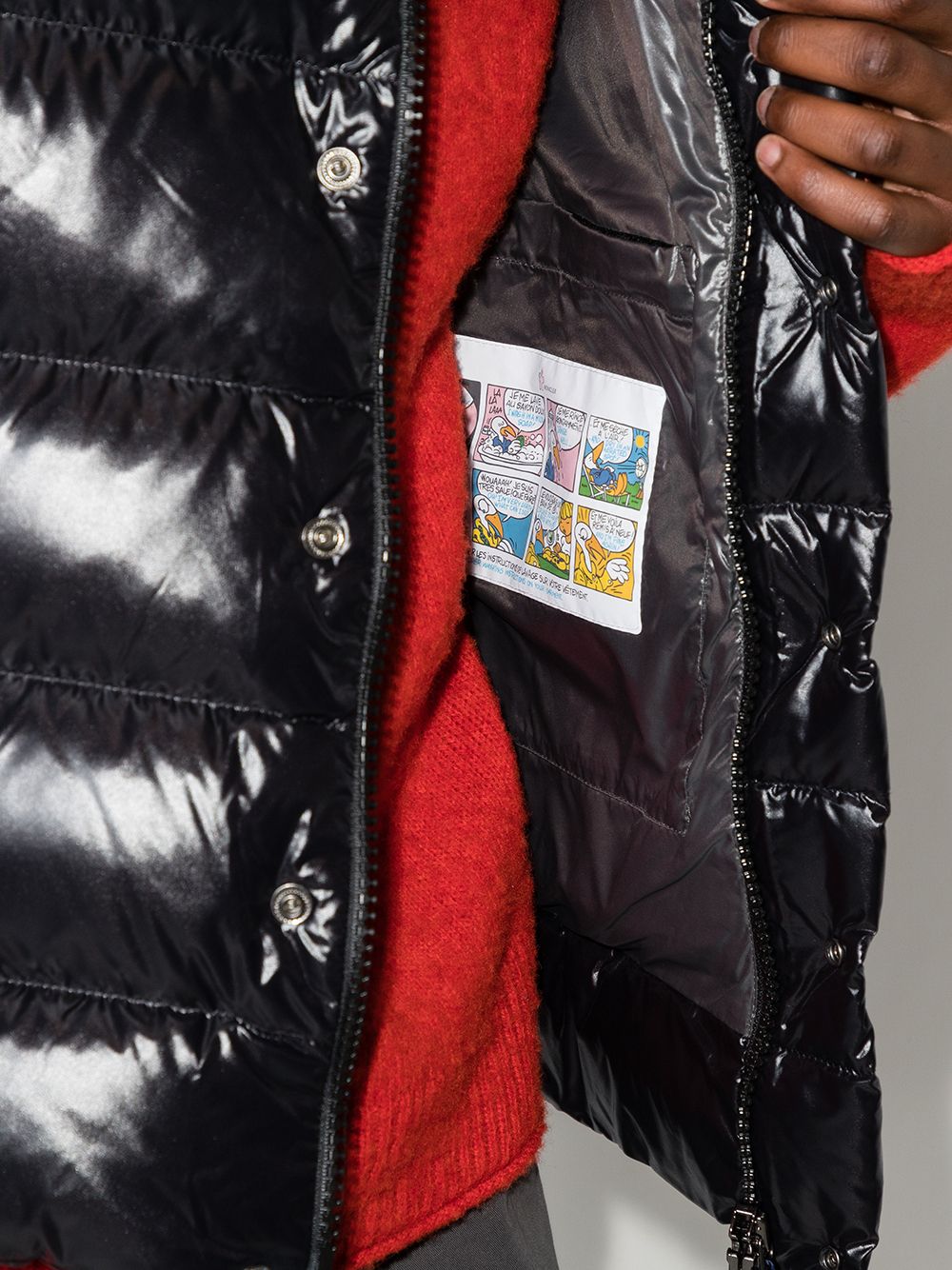 Tibb logo-patch padded gilet