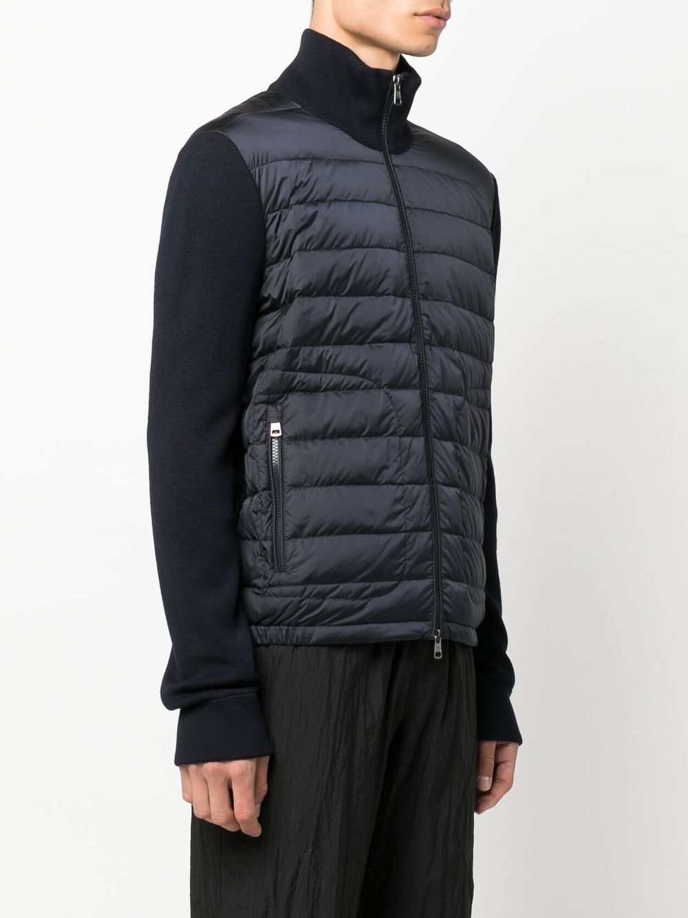 cardigan zippé matelassé