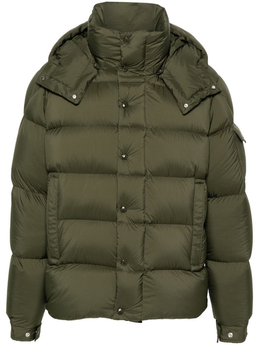 logo-patch padded jacket