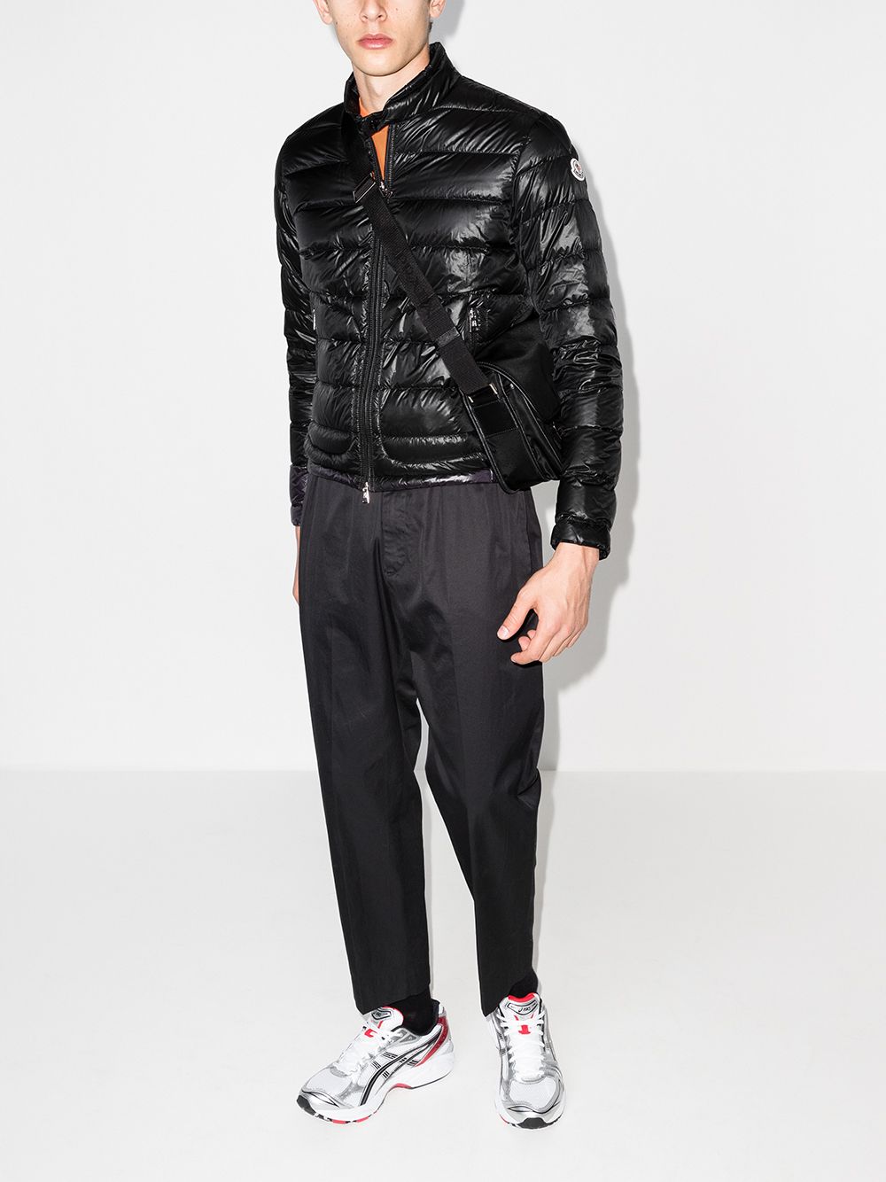 padded zip-front jacket