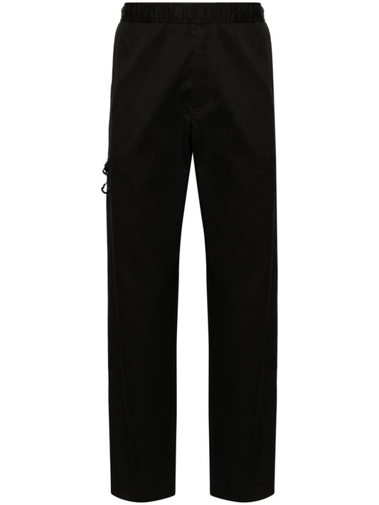 logo-patch trousers