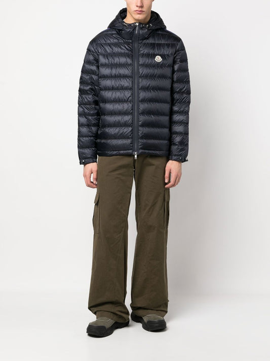 Agout logo-patch puffer jacket