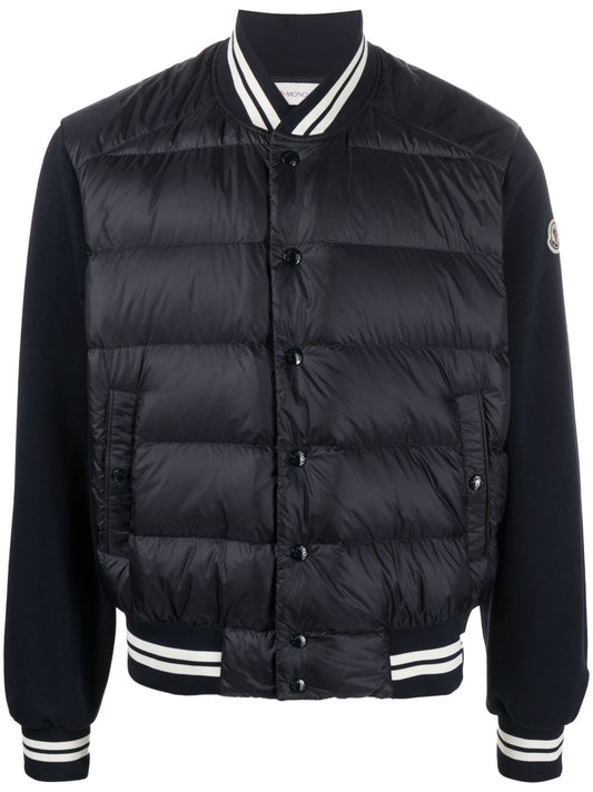 veste matelassée avec patch logo
