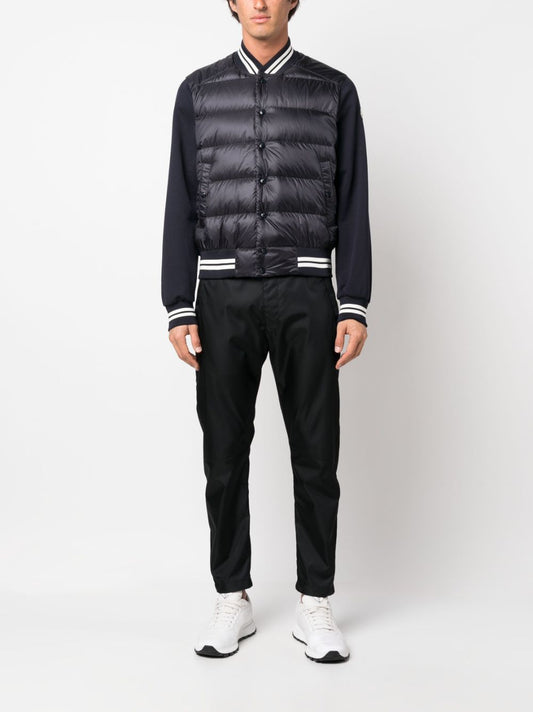 veste matelassée avec patch logo