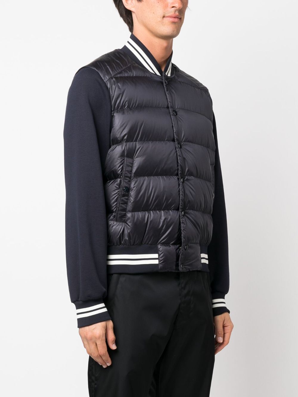 veste matelassée avec patch logo