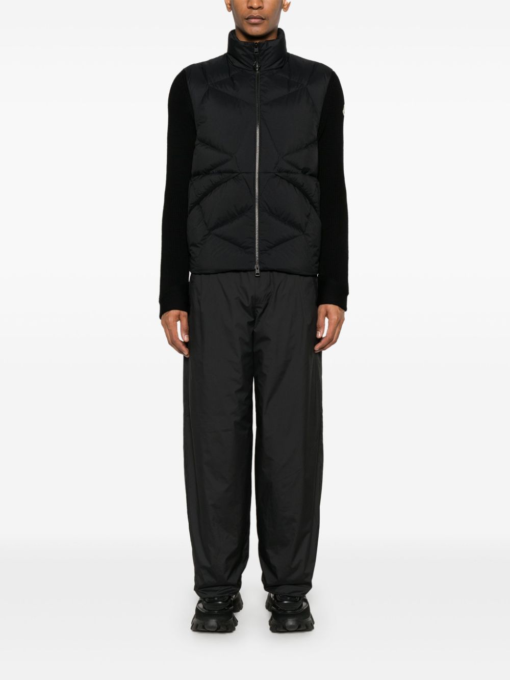 veste à empiècements matelassés