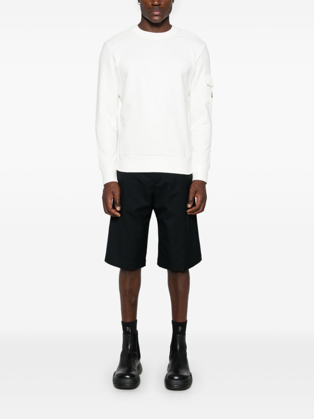 logo-appliqué sweatshirt