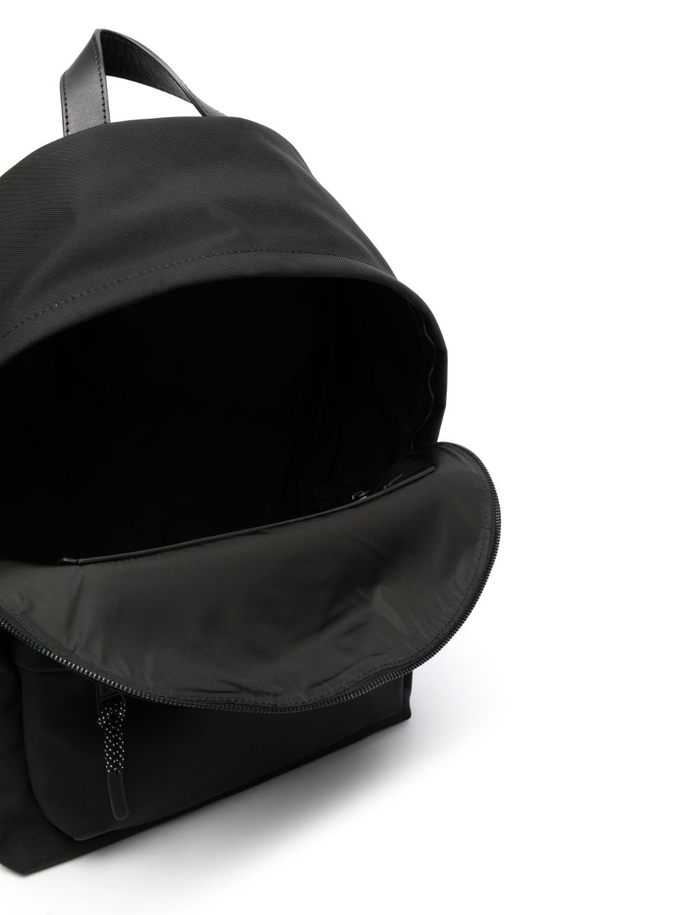 logo-patch zip-around backpack