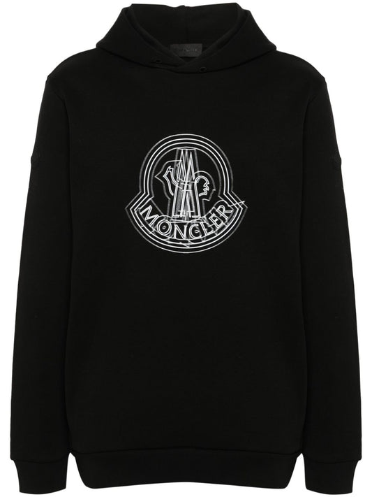 logo-print hoodie