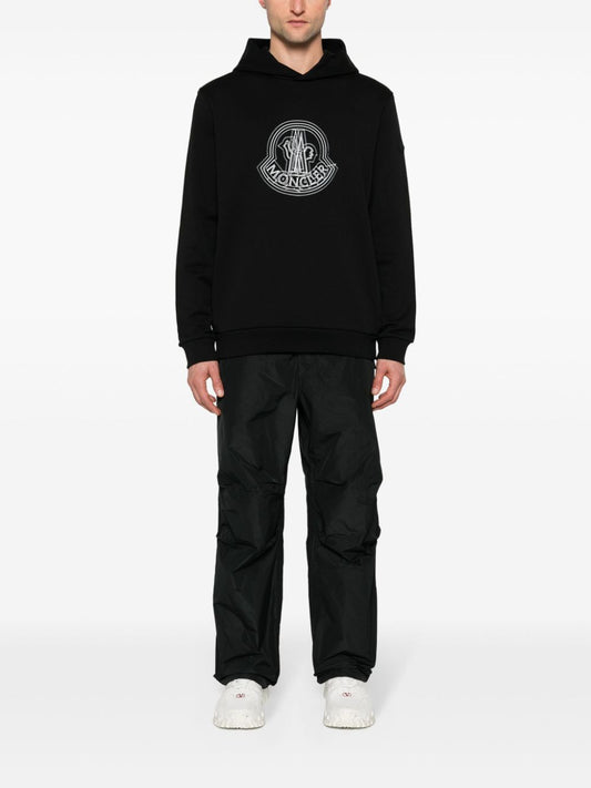logo-print hoodie