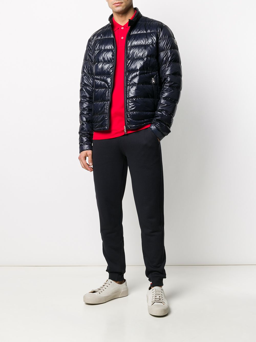 veste matelassée à col montant