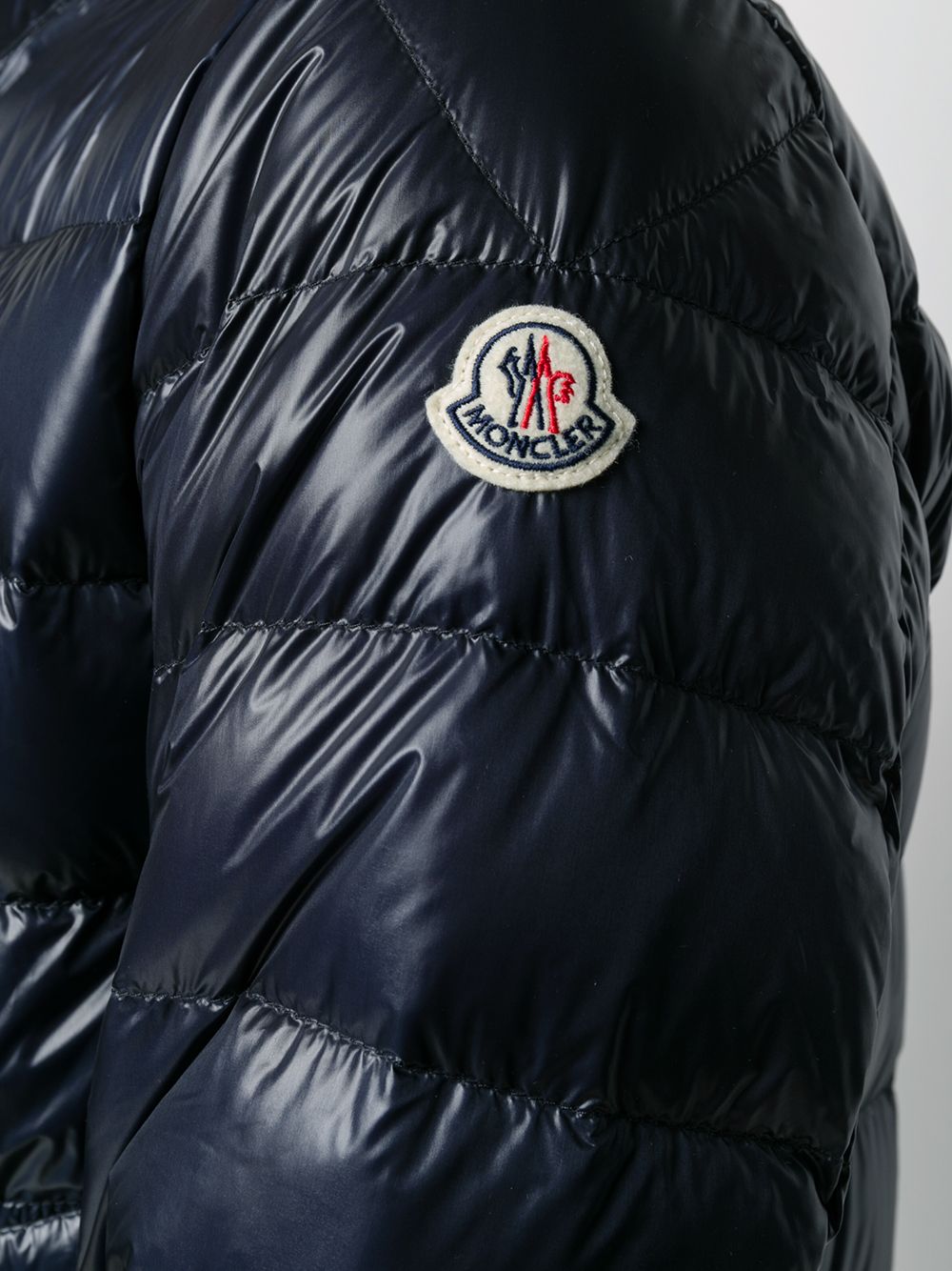 veste matelassée à col montant