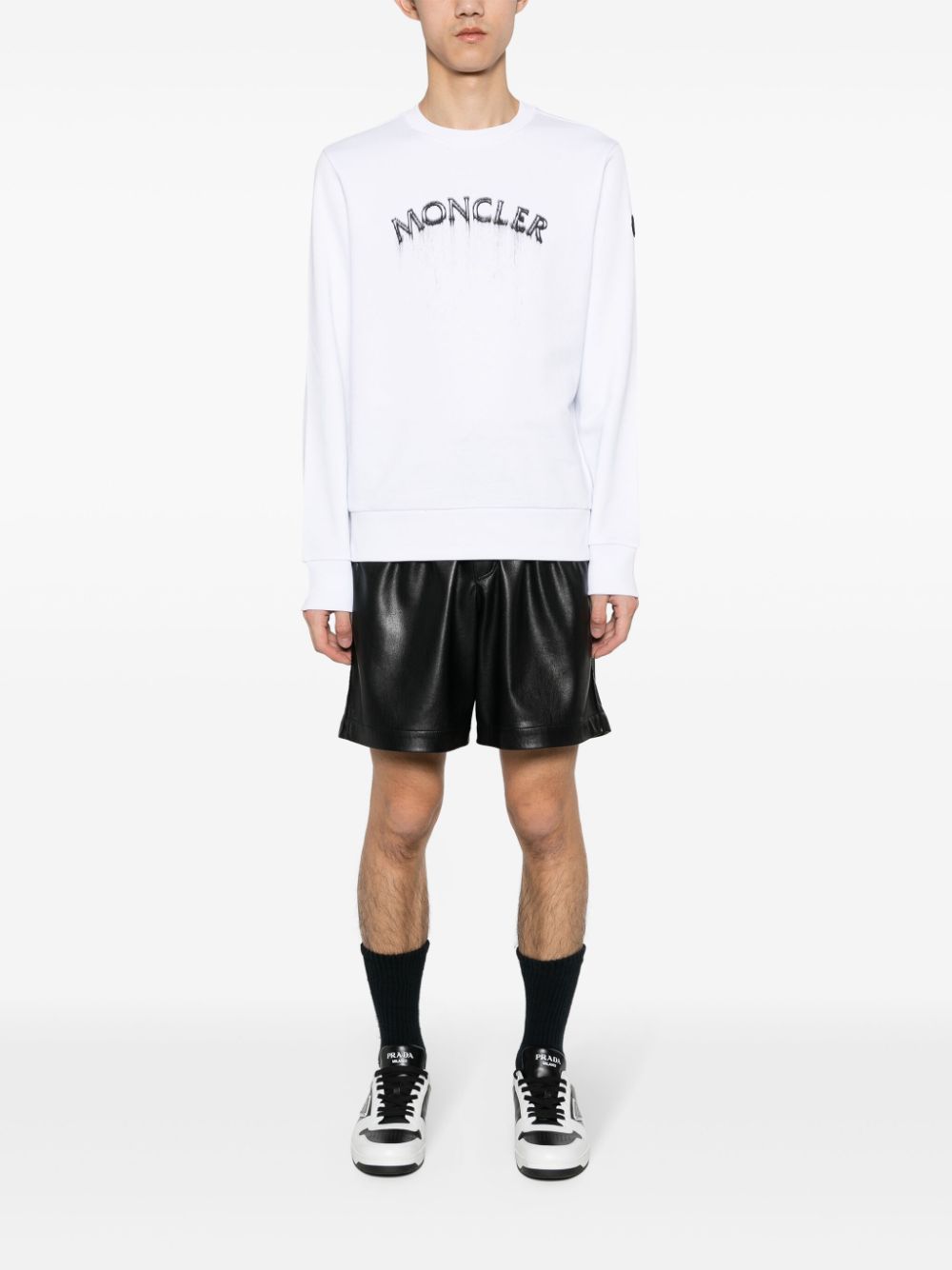 logo-print cotton sweatshirt