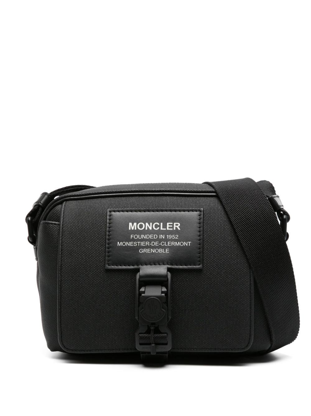 Nakoa logo-patch messenger bag