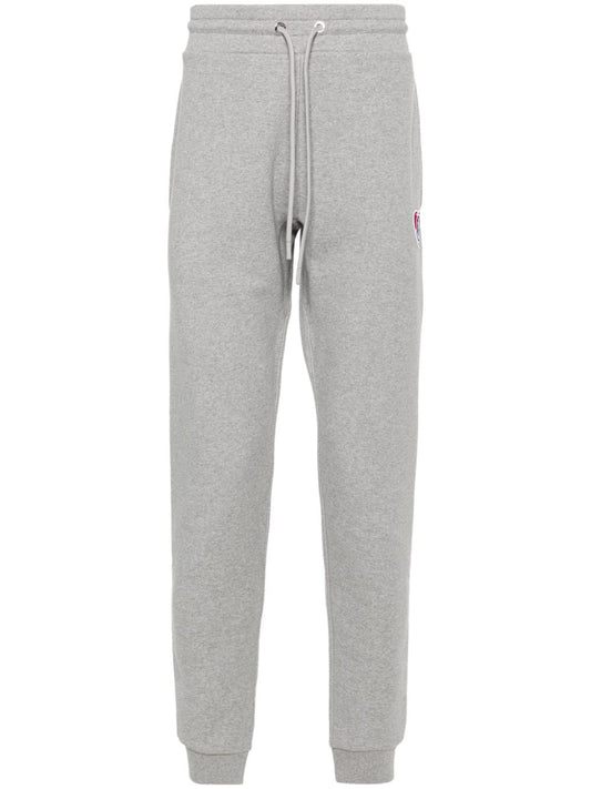 logo-patch cotton track trousers
