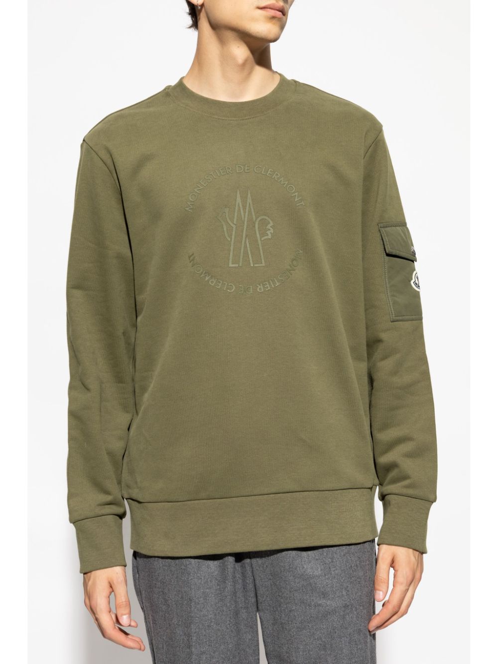 sweat-shirt avec logo imprimé