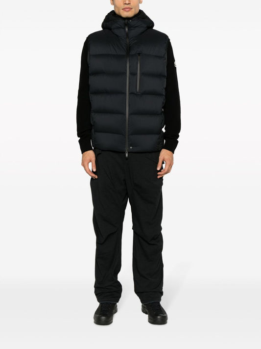 padded hooded gilet