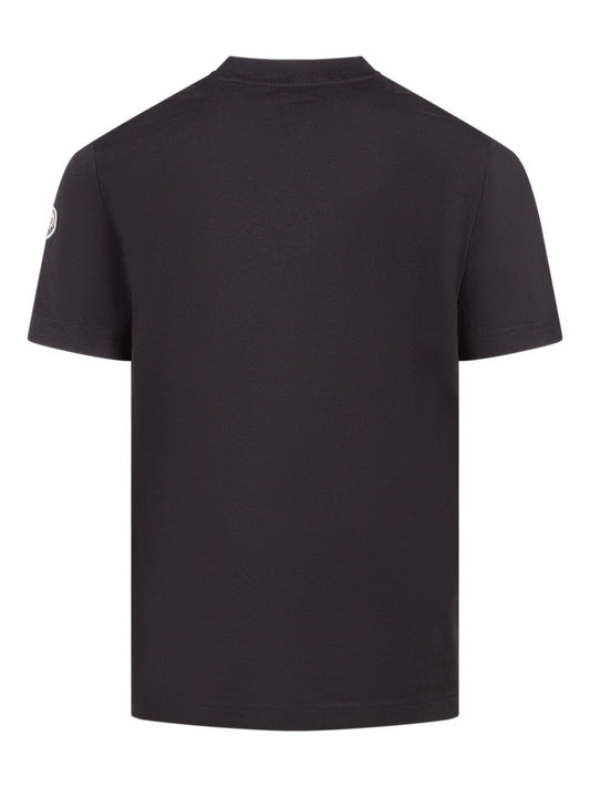 T-shirt en coton avec patch logo