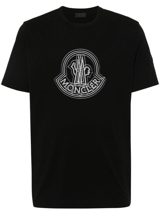 T-shirt en coton avec logo imprimé