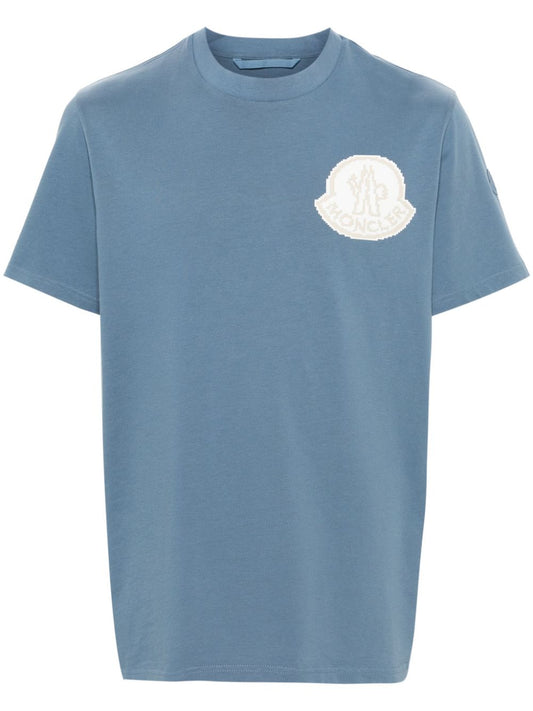 T-shirt en coton avec logo en relief