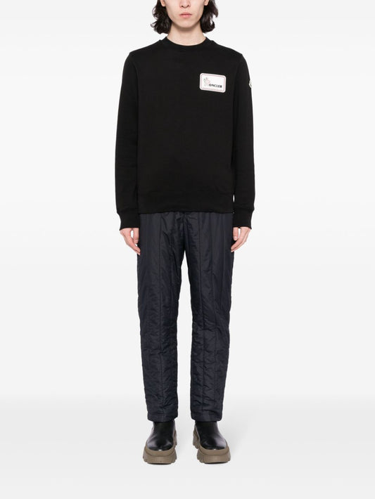 logo-appliqué cotton sweatshirt