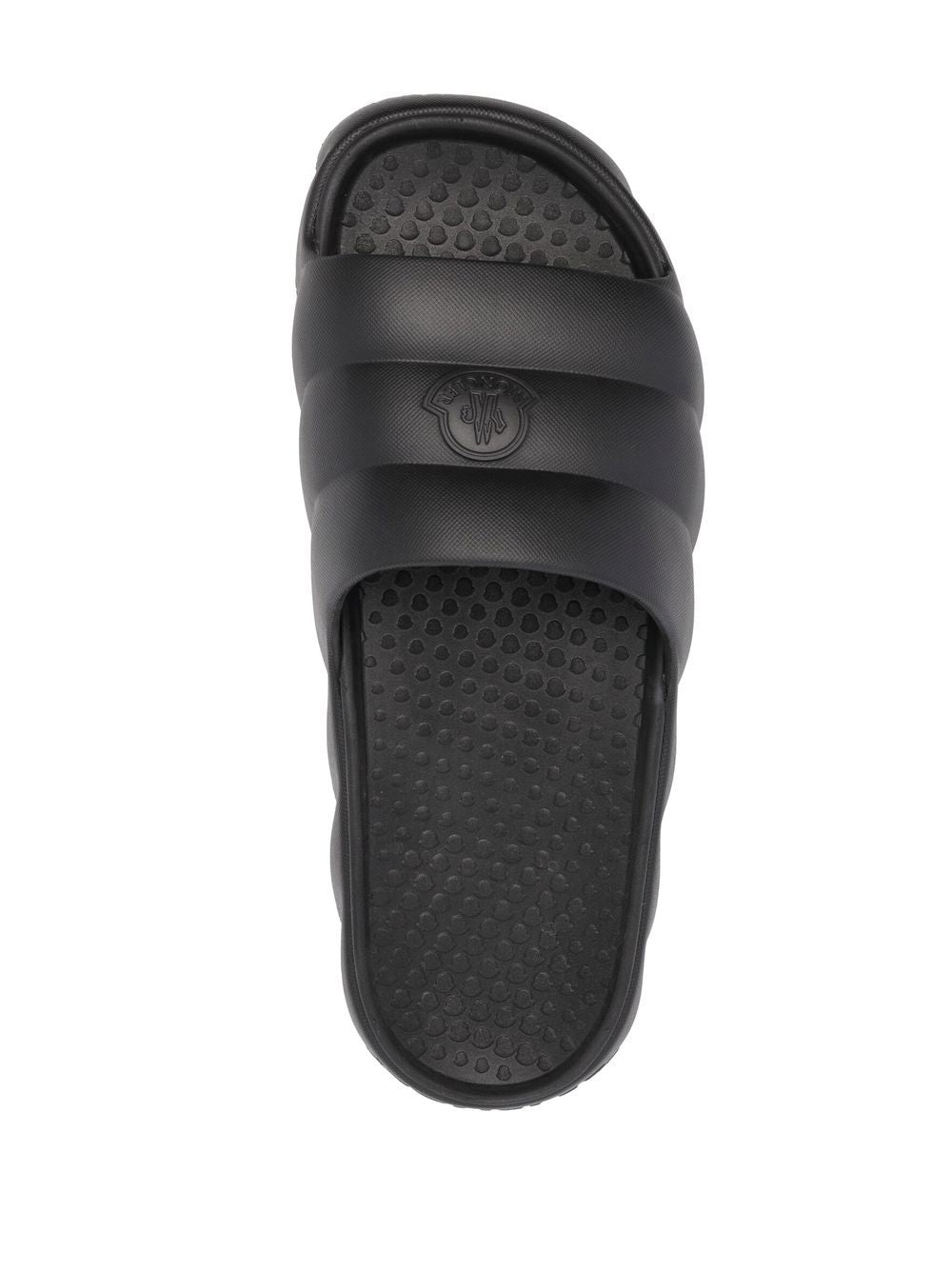 Lilo faux-quilted slides