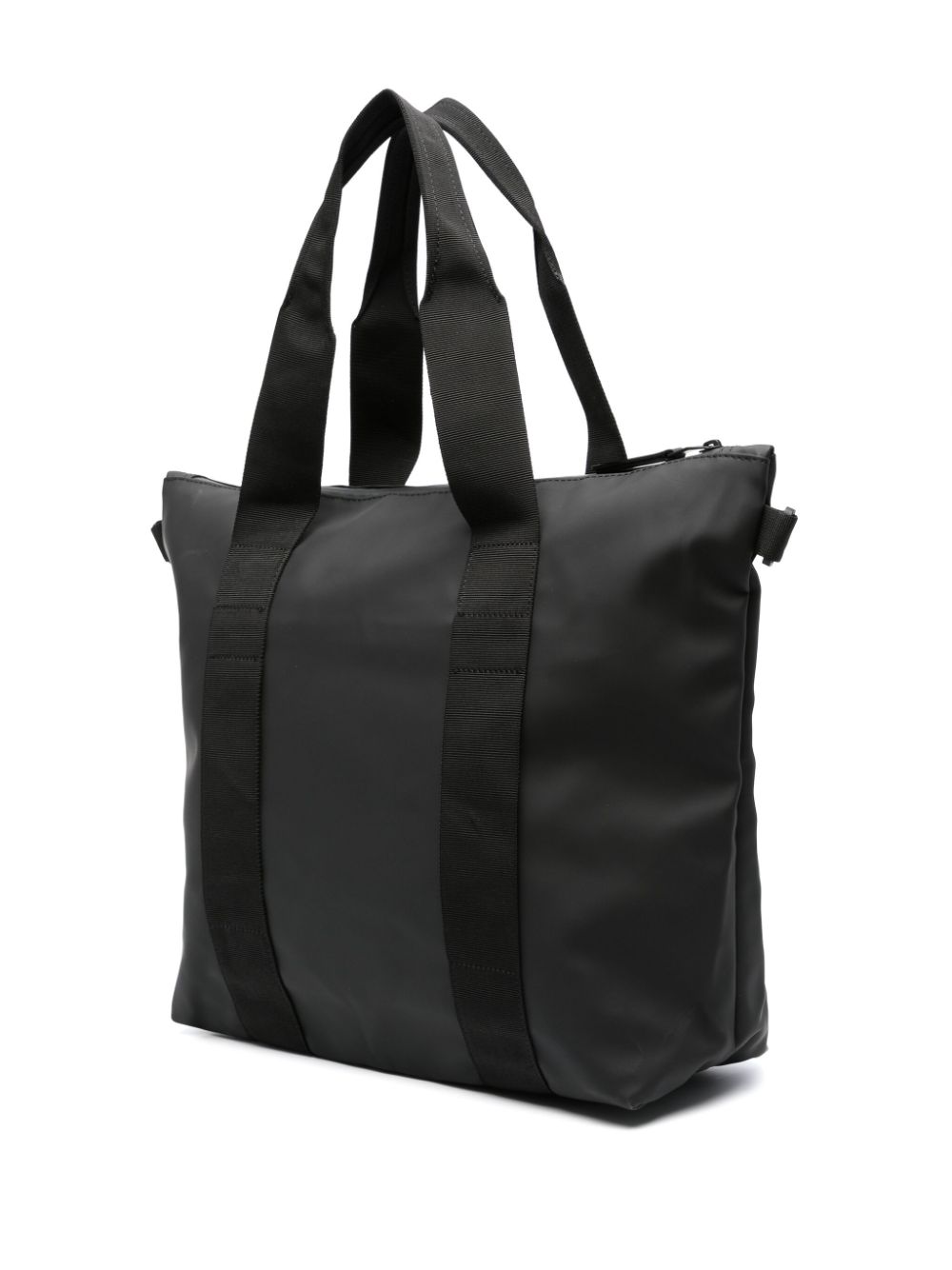 Mini faux-leather tote bag