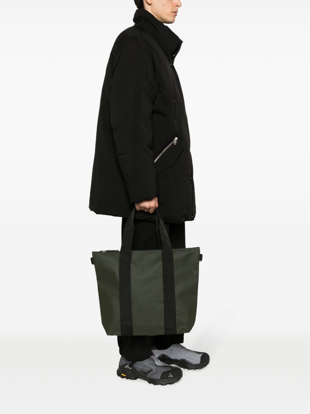 logo-debossed tote bag