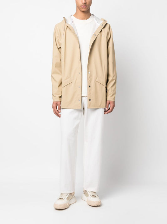 veste imperméable à capuche