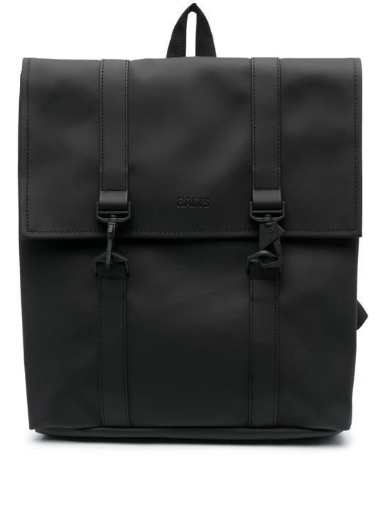 MSN logo-debossed backpack