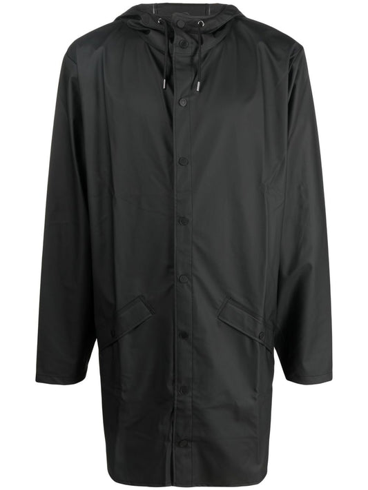 imperméable à capuche avec cordon de serrage