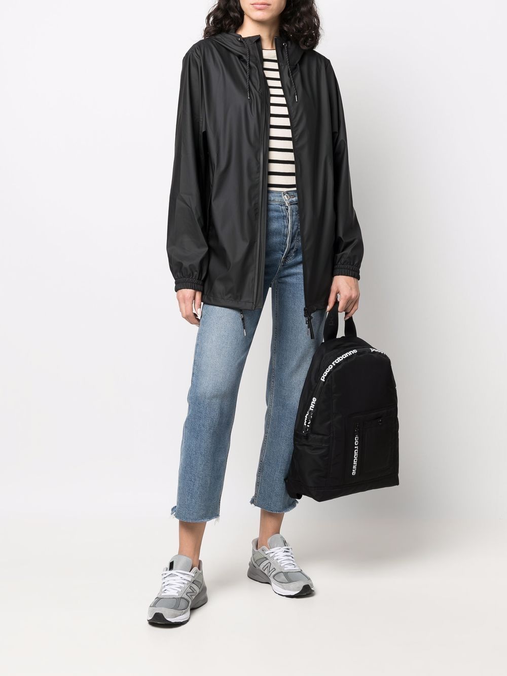 veste à capuche avec cordon de serrage