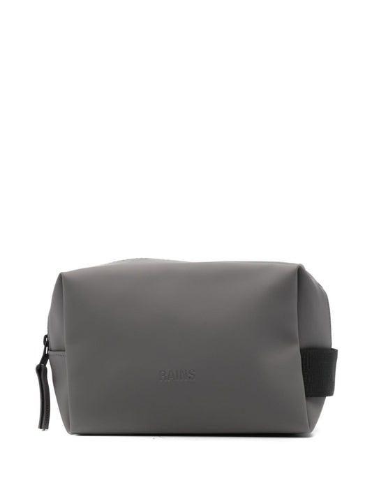 small logo-debossed wash bag