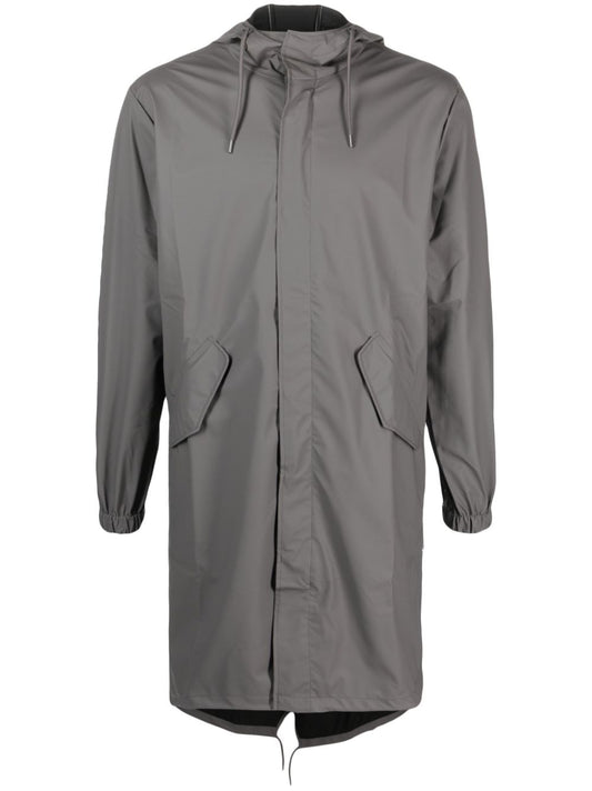 Parka à capuche en queue de poisson