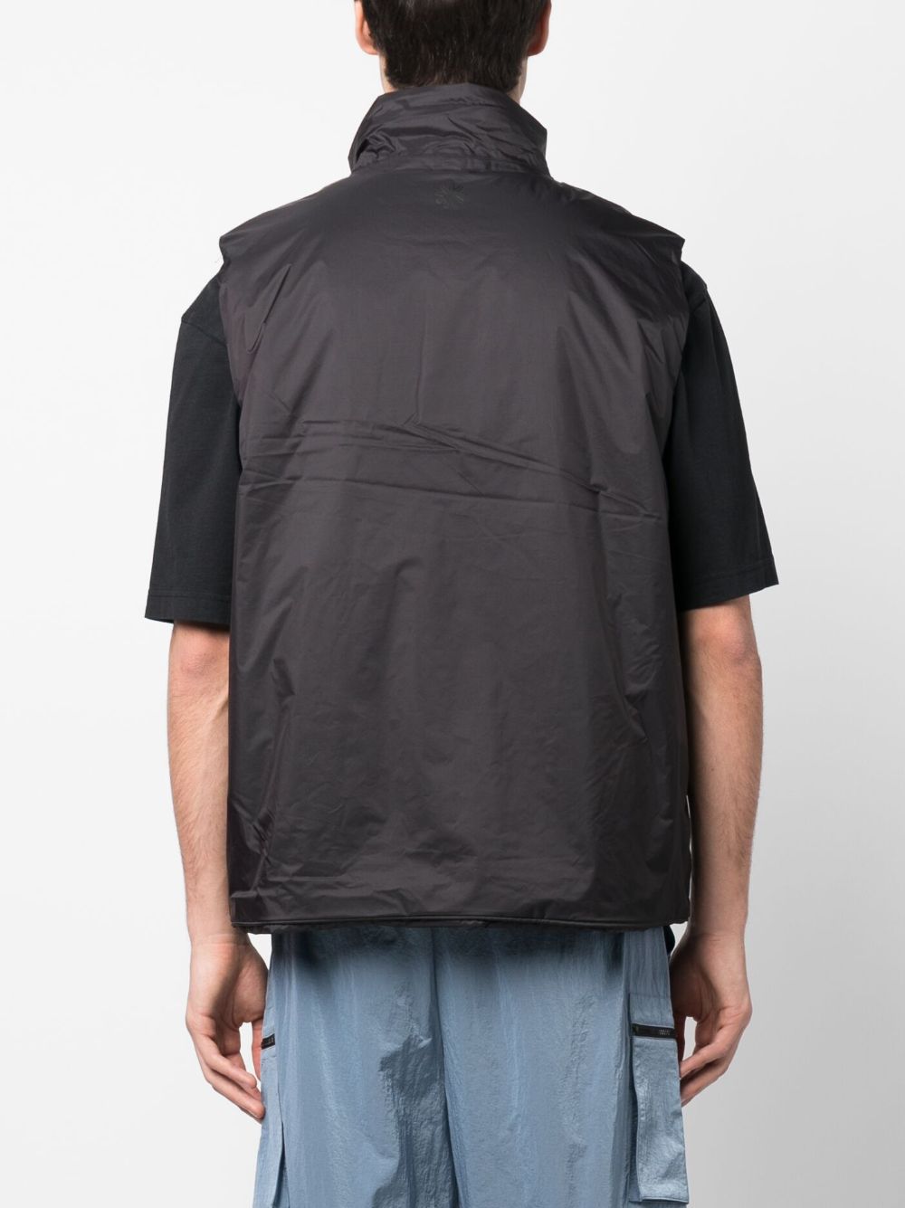 stand-up collar lightweigth gilet