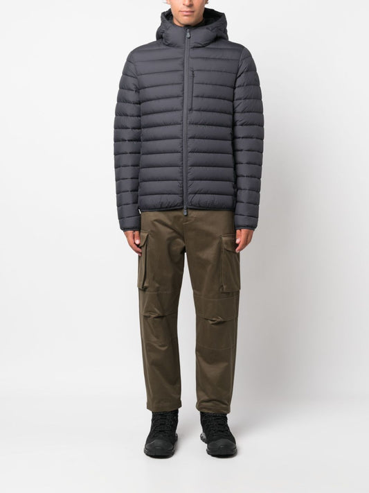 padded hooded jacket