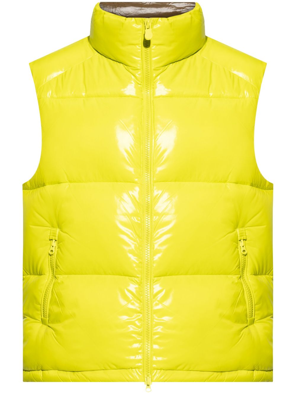logo-patch padded gilet