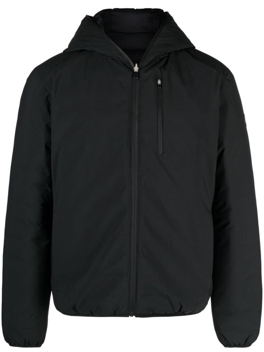 veste matelassée avec patch logo