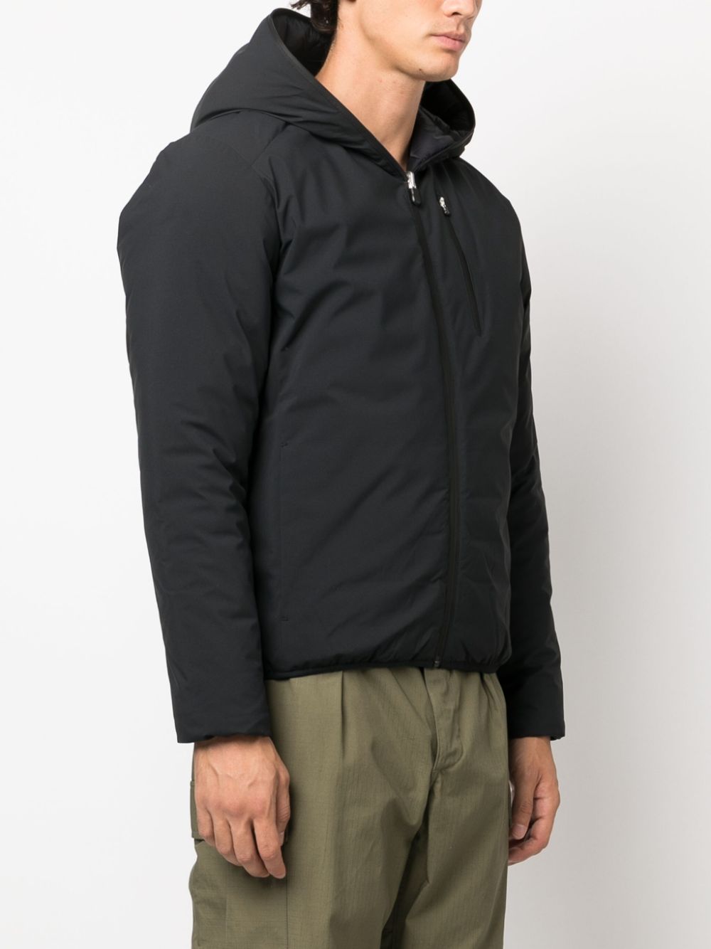 veste matelassée avec patch logo