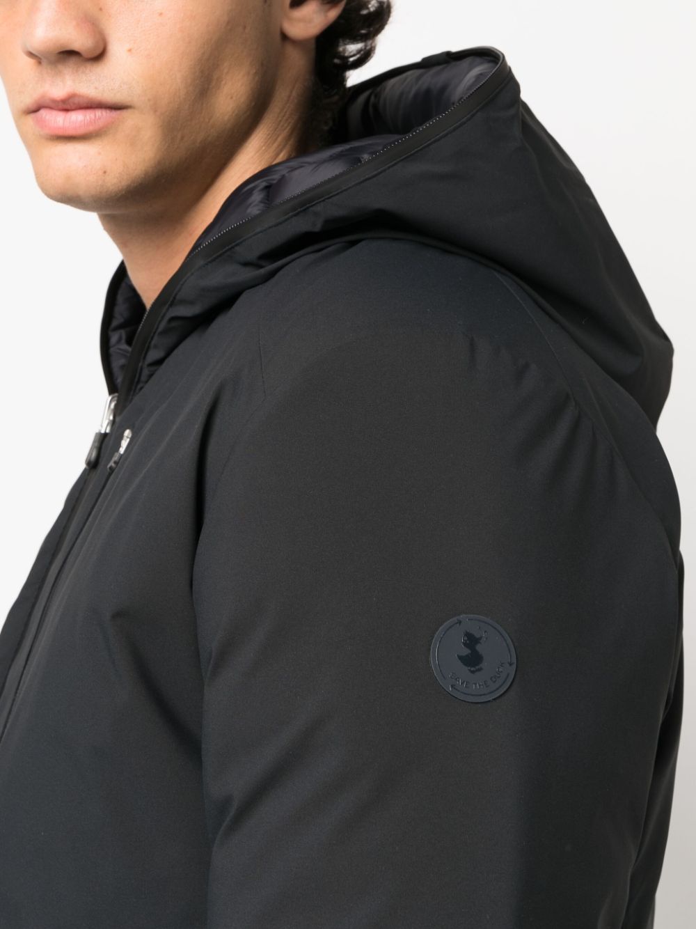 veste matelassée avec patch logo