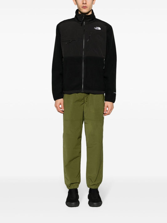 logo-print fleece jacket