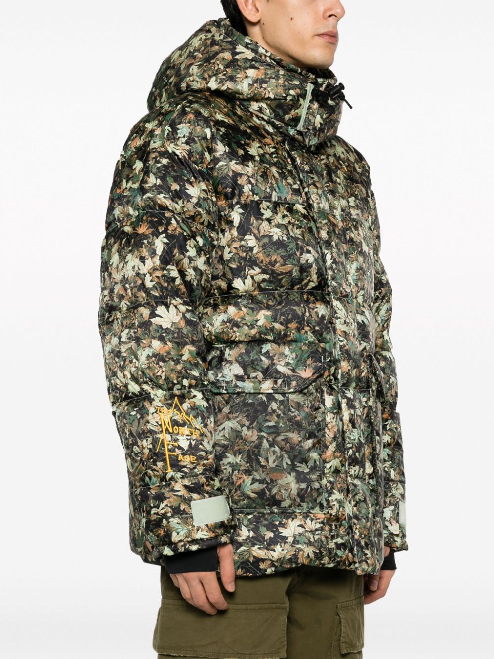 Veste matelassée à imprimé feuilles 73