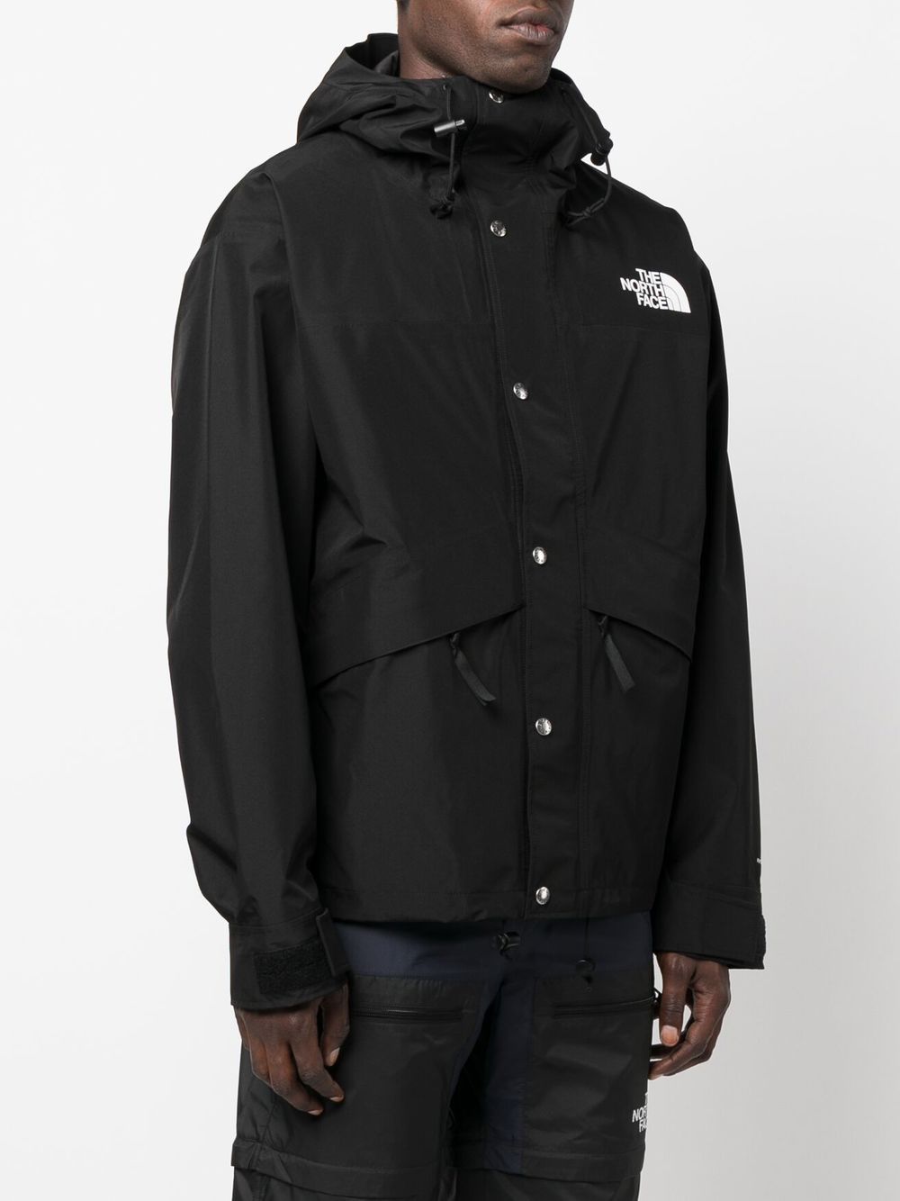 logo-embroidered windbreaker