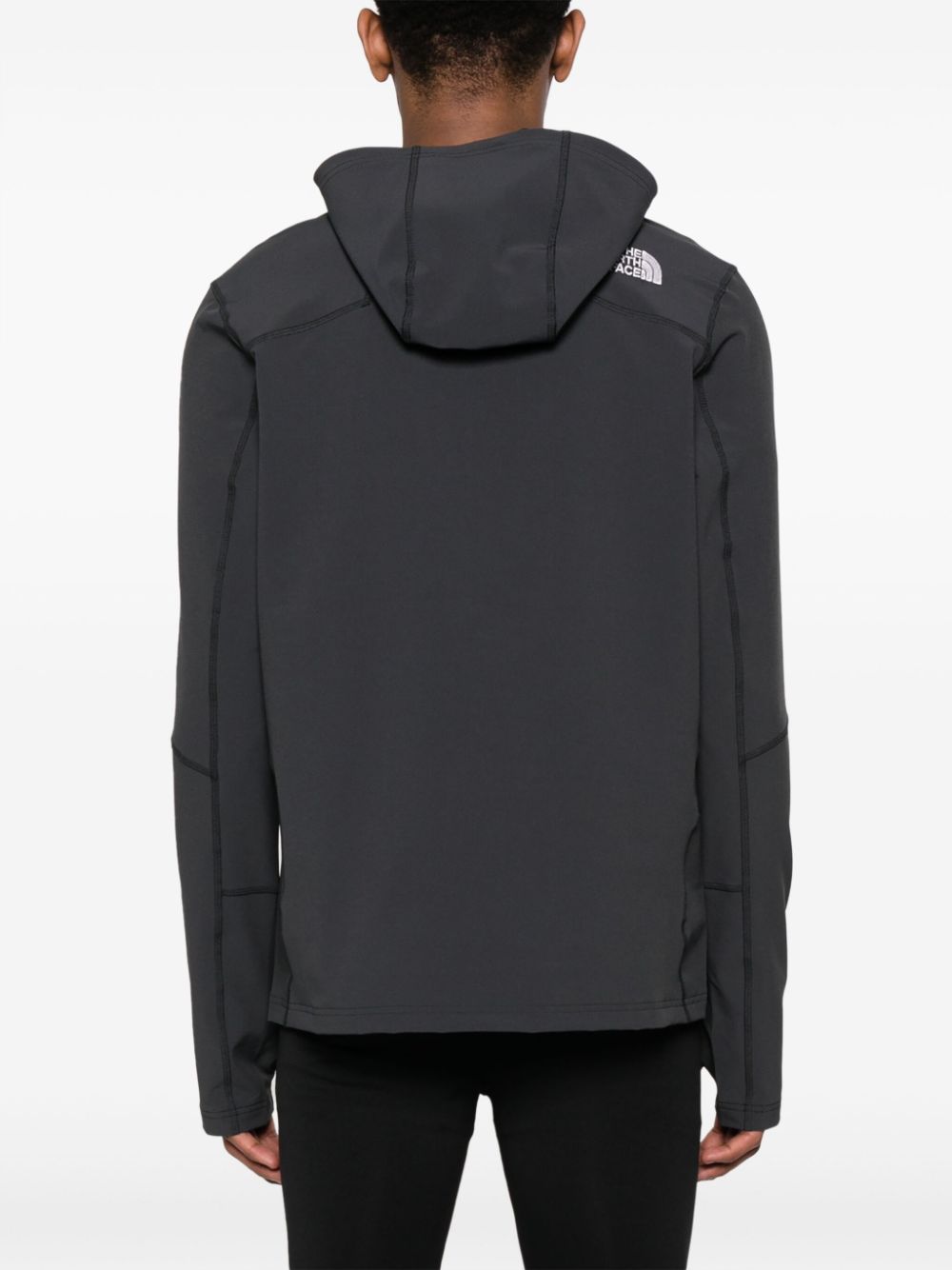 Tech 2000S logo-patch hoodie